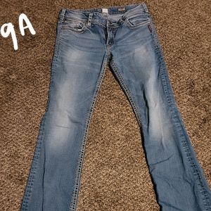 Silver suki jeans 33x32